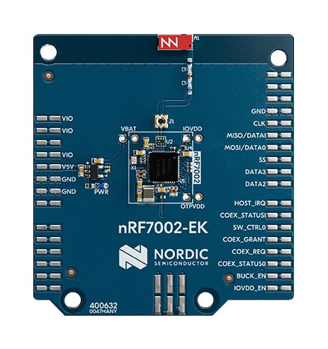 Nordic Semiconductor Nrf7002-Ek Evaluation Board, Arduino Shield, Wifi 6