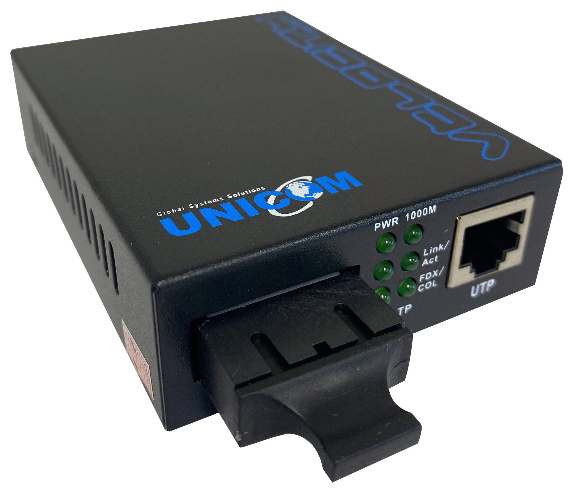 Unicom Gep-5401Tf-C Gigabit Enet Conv, Single Mode, Dual Sc