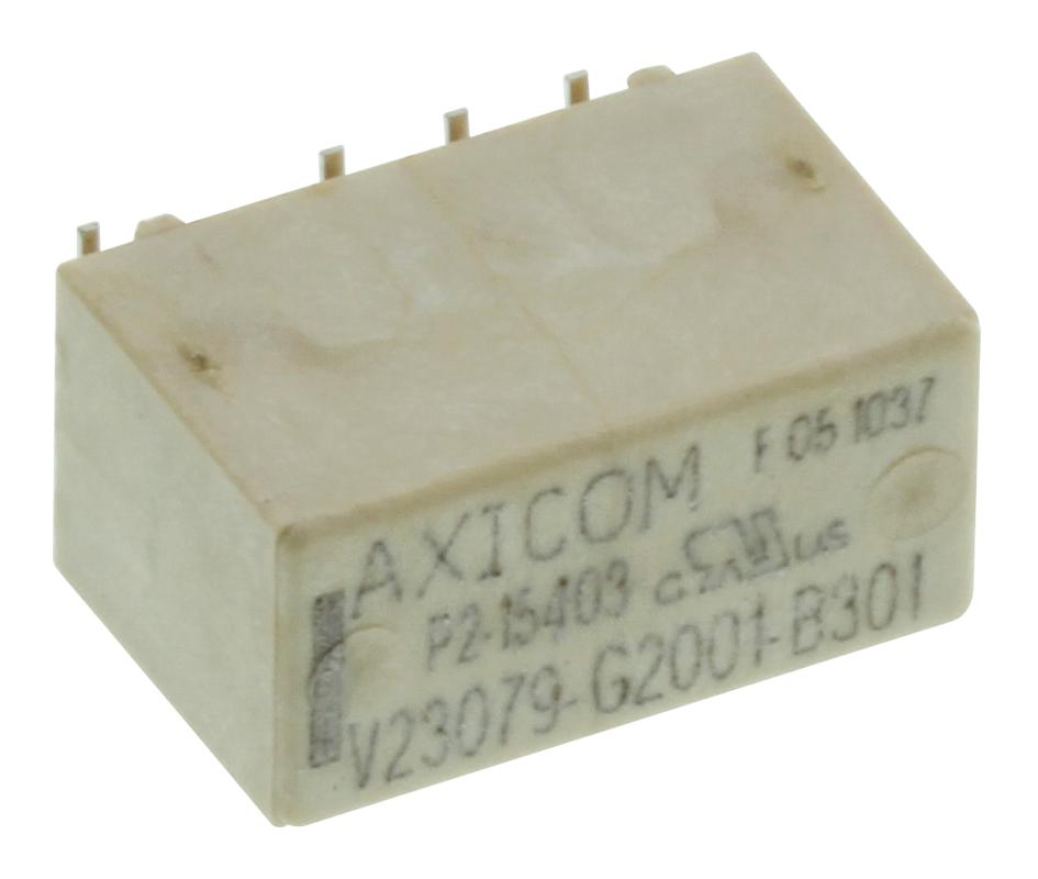Axicom / Te Connectivity V23079D1001B301.. Relay, Signal, Dpdt, 250Vac, 220Vdc, 2A