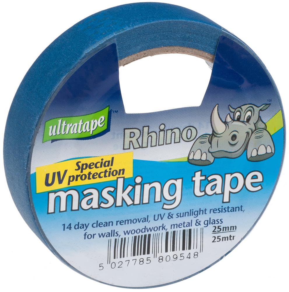 Ultratape 00702525Ul Blue Uv Resistant Tape 25mm X 25M Roll