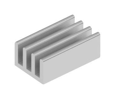 Fischer Elektronik Sk 693 37,5 Al Heatsink, 37.5mm x 15mm x 10mm, Aluminium