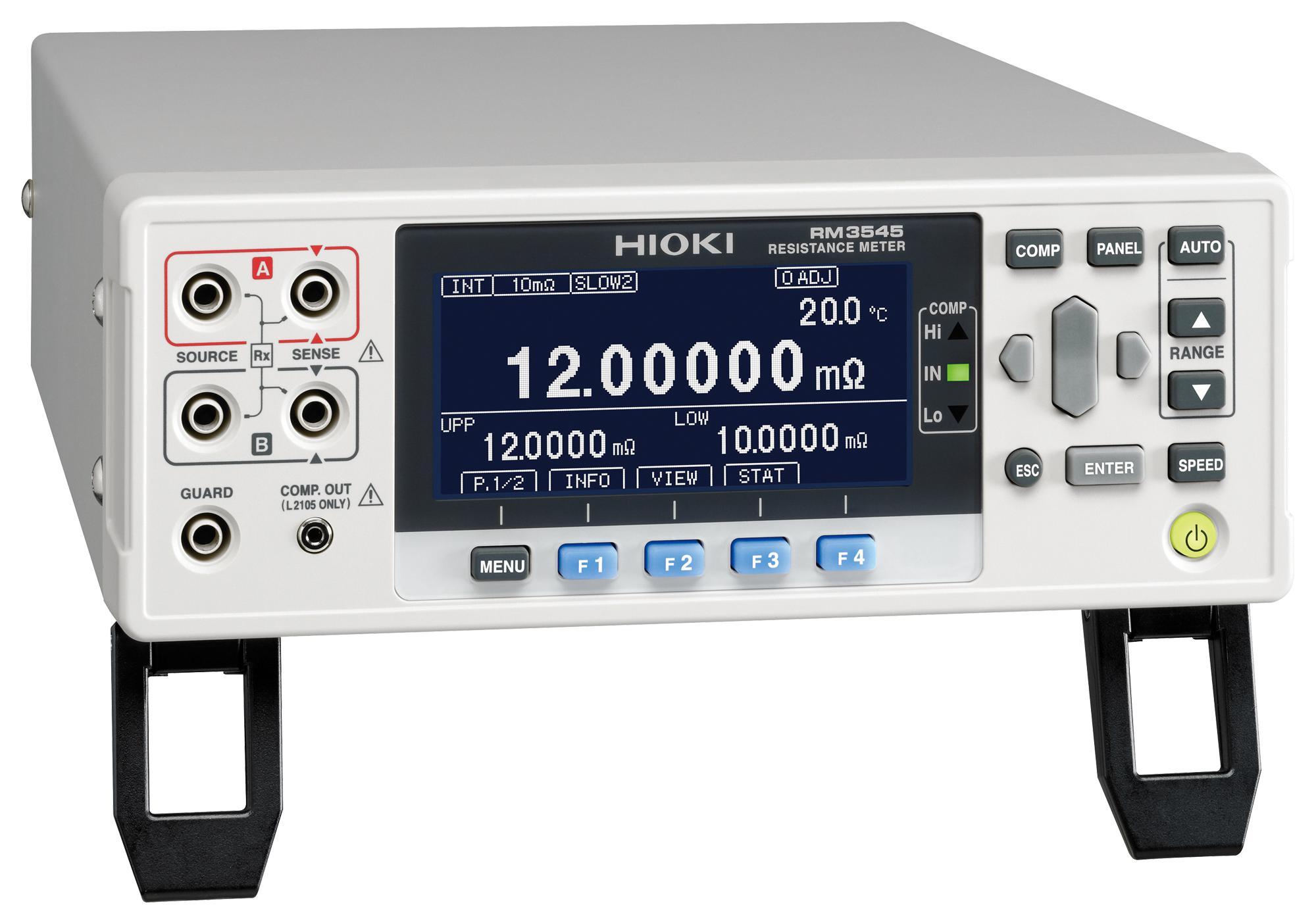 Hioki Rm3545-02 Resistance Meter, 0.006%, 1200M Ohm