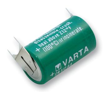 Varta 6127201301 Battery, Lithium, 1/2Aa, Pcb, 3V