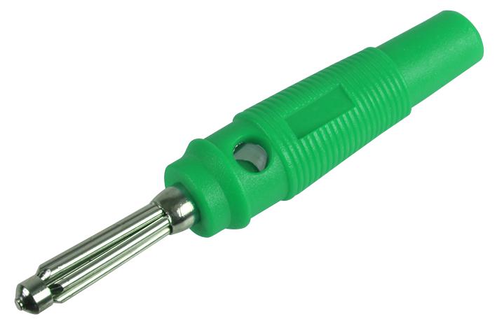 Multicomp 25.413.4 Plug, 4mm, Green
