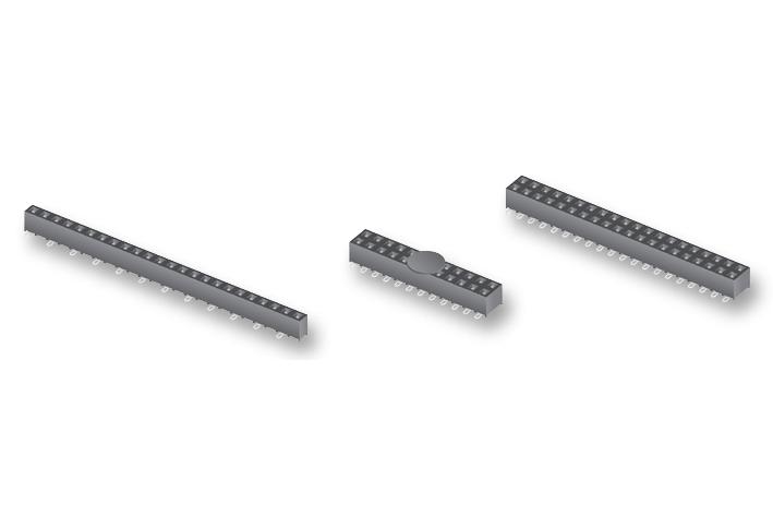 Samtec Smm-103-02-S-D-K-Tr Socket, 2.0mm, Smt, 2X3Way