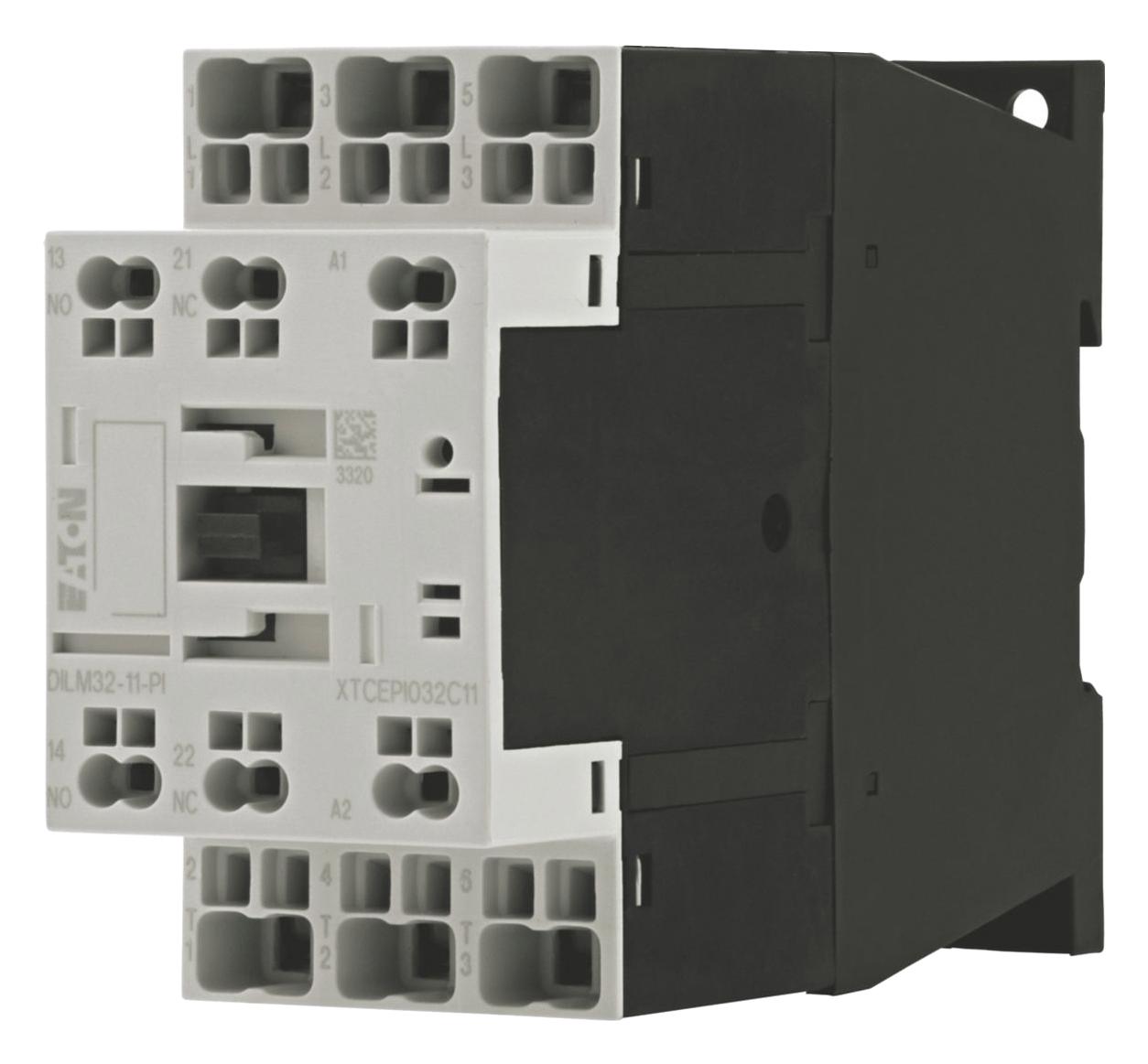 Eaton Moeller Dilm32-11(42V50Hz,48V60Hz)-Pi Contactor, 3Pst-No, 42Vac, Din/panel