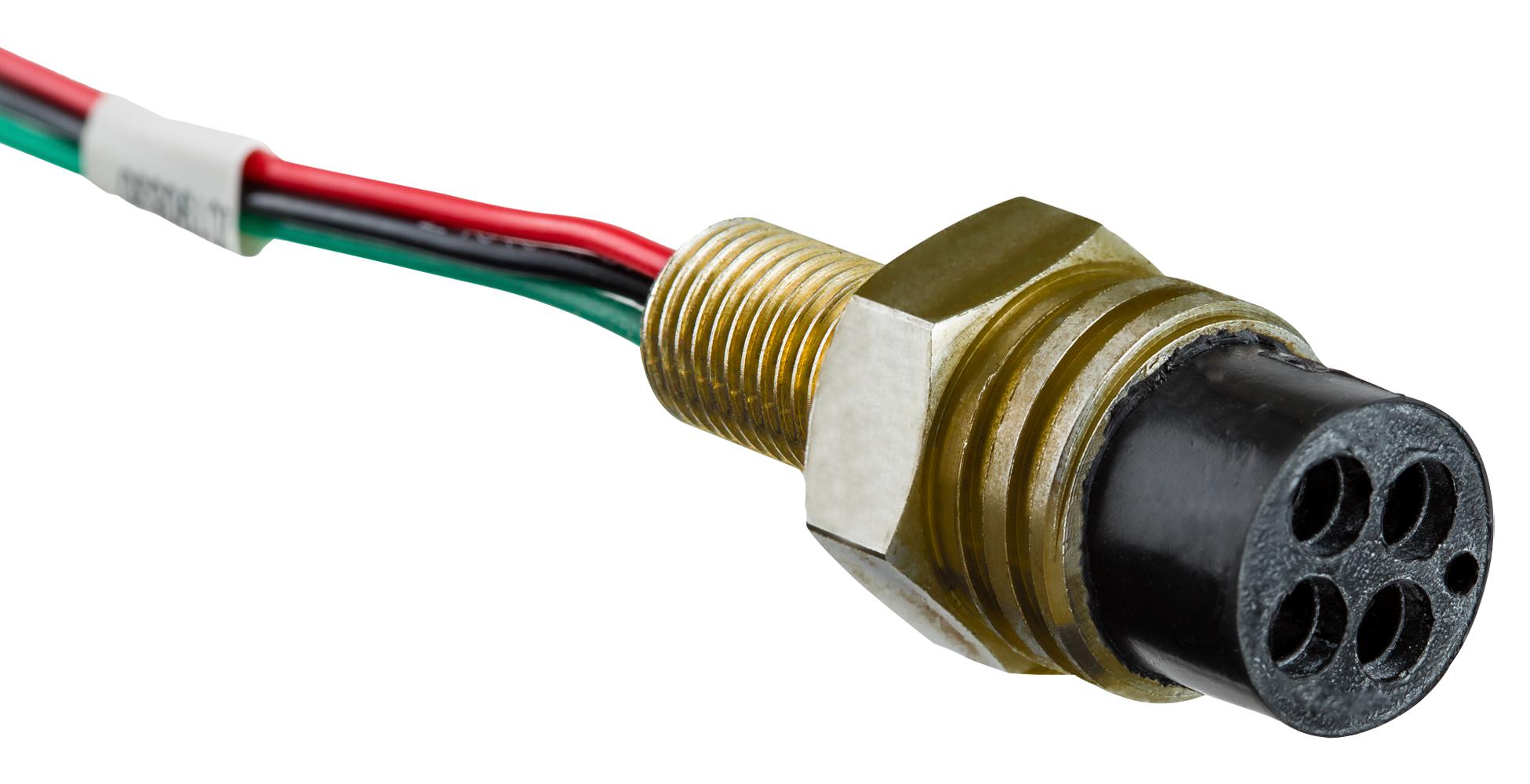 Amphenol LTW Dt-Hcm-06Bmm-Rla60 Cable Assy, 6P Cir Plug-Free End, 23.6