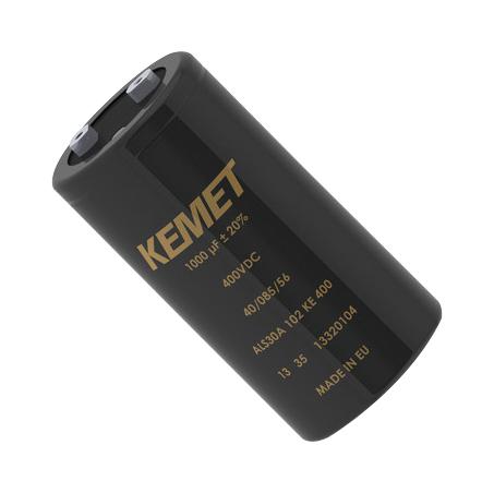 KEMET Als31A102Mf500 Capacitor, 1000Îf, 500V, Alu Elec, Screw