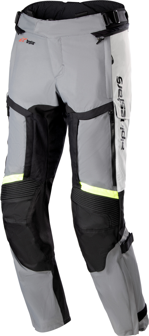 Alpinestars Bogotá Pro Drystar 4 Seasons Pants Ice Gray Dark Gray Yellow Fluo Size S