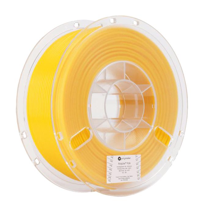 Polymaker Pa02022 3D Filament, 2.85mm, Pla, Yellow, 1Kg
