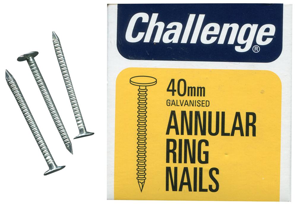Challenge 12068 Annular Ring Nails 40mm (225G)