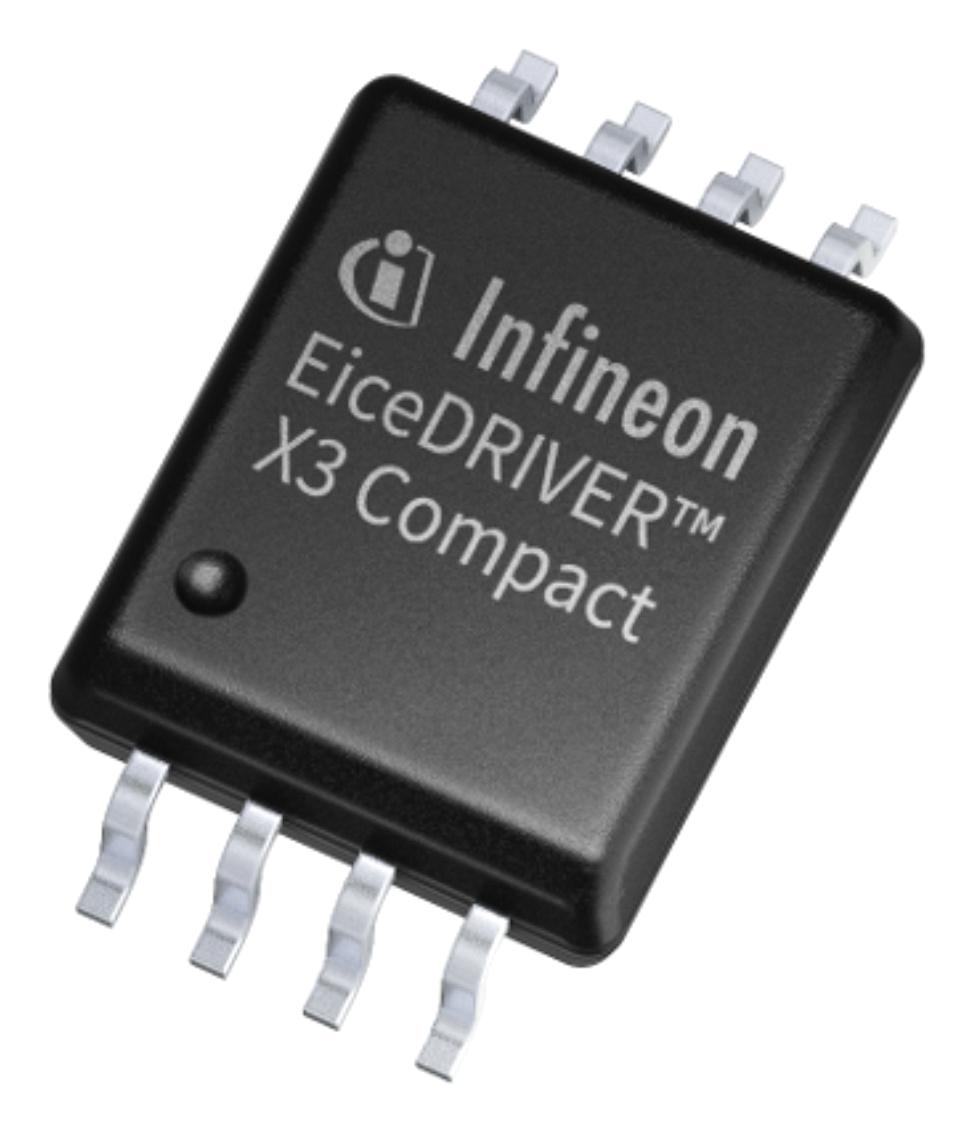 Infineon 1Ed3122Mc12Hxuma1 Gate Driver Ic, 3.1-15V, 1-Ch/dso/10A/9A