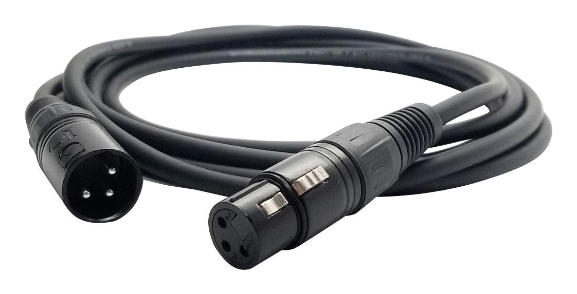 Io Audio Technologies Io-Xlr3-6-E Cable Assy, 3P Xlr Jack-Xlr Plug, 6Ft