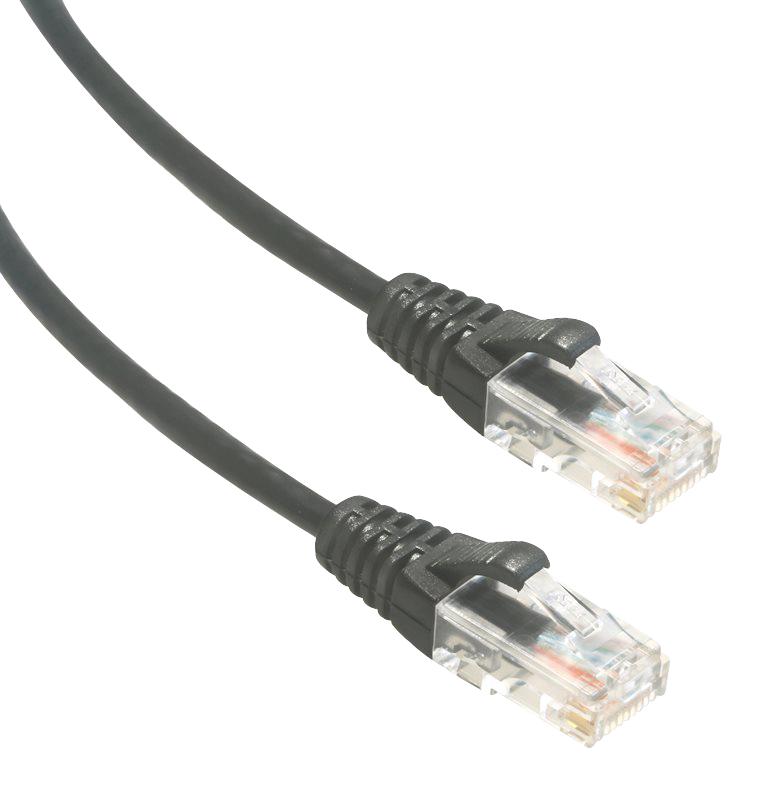Amphenol Cables on Demand Mp-64Rj4528Gk-007 Enet Cable, Cat6, Rj45 Plug-Plug, 7Ft