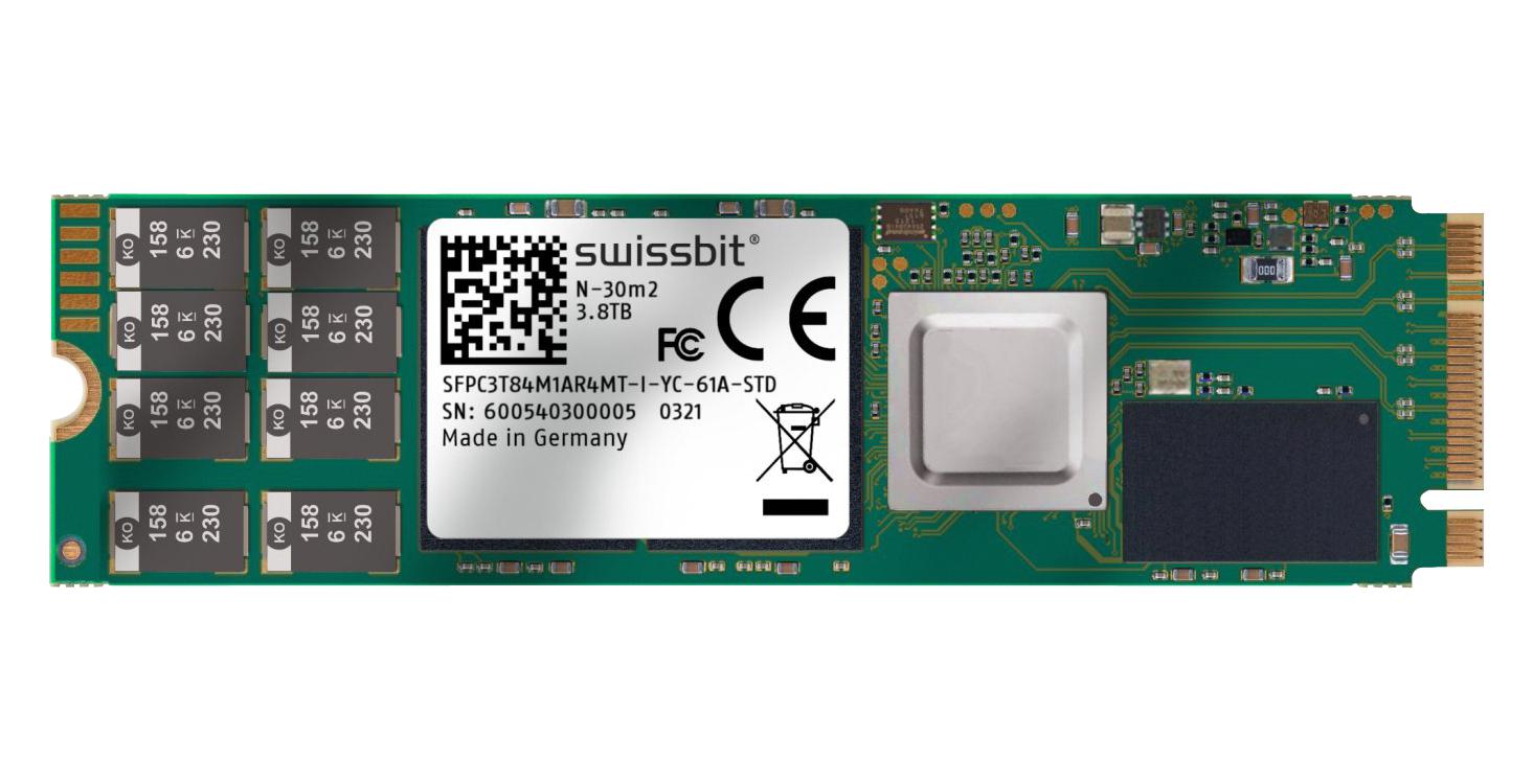 Swissbit Sfpc060Gm1Ec2To-I-5E-526-Std Ssd, Pcie, 3D Tlc Nand, 60Gb