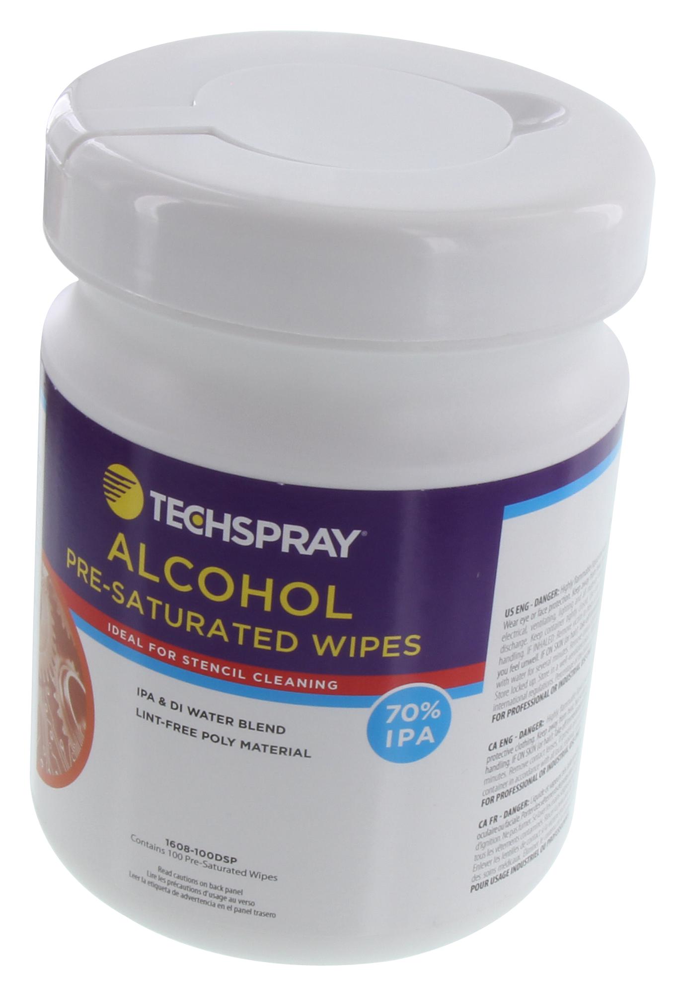 Techspray 1608-100Dsp Wipe Material: -