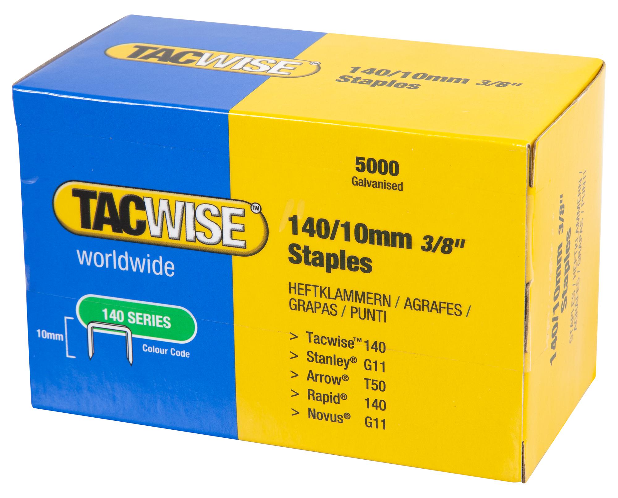 Tacwise Plc 0342 10mm Staples (5000Pk)