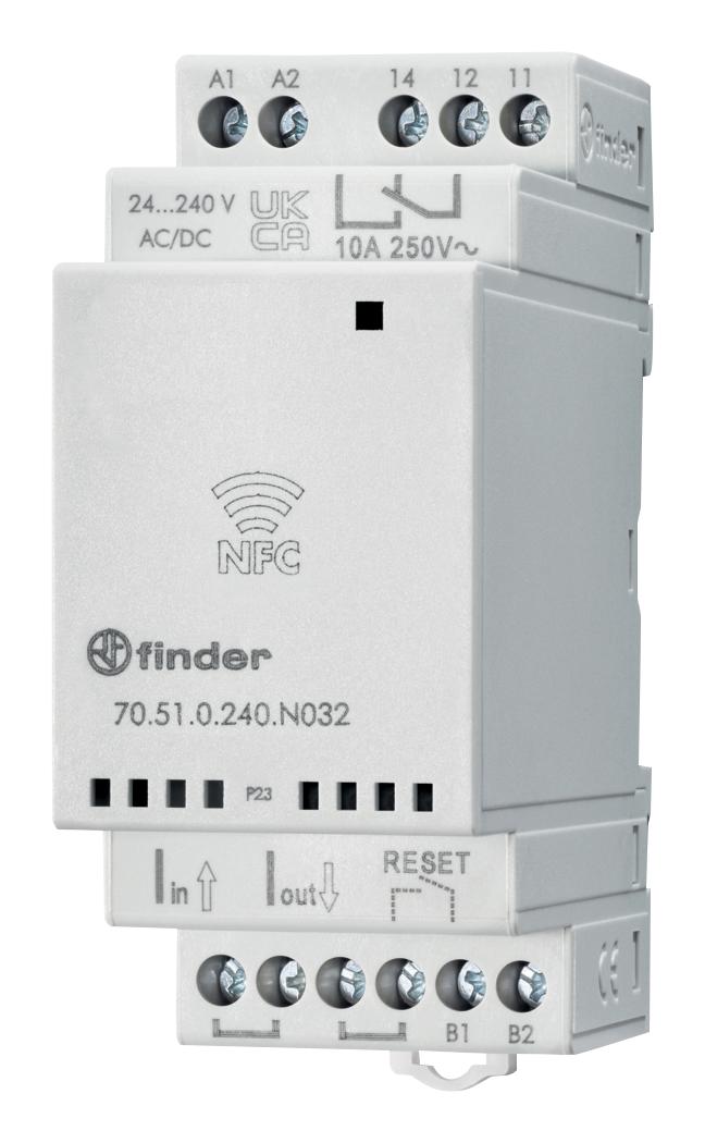 Finder Relays Relays 70.51.0.240.n032 Current Sensing Relay, Spdt, 10A, 240V