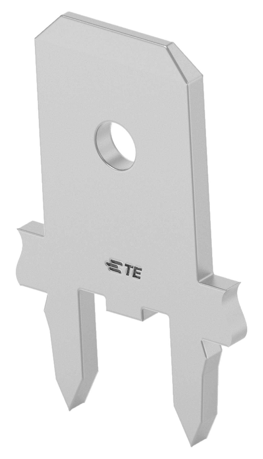 Amp Connectors / Te Connectivity 2376595-2 Pcb Terminal, 6.35mm X 0.81mm, Brass