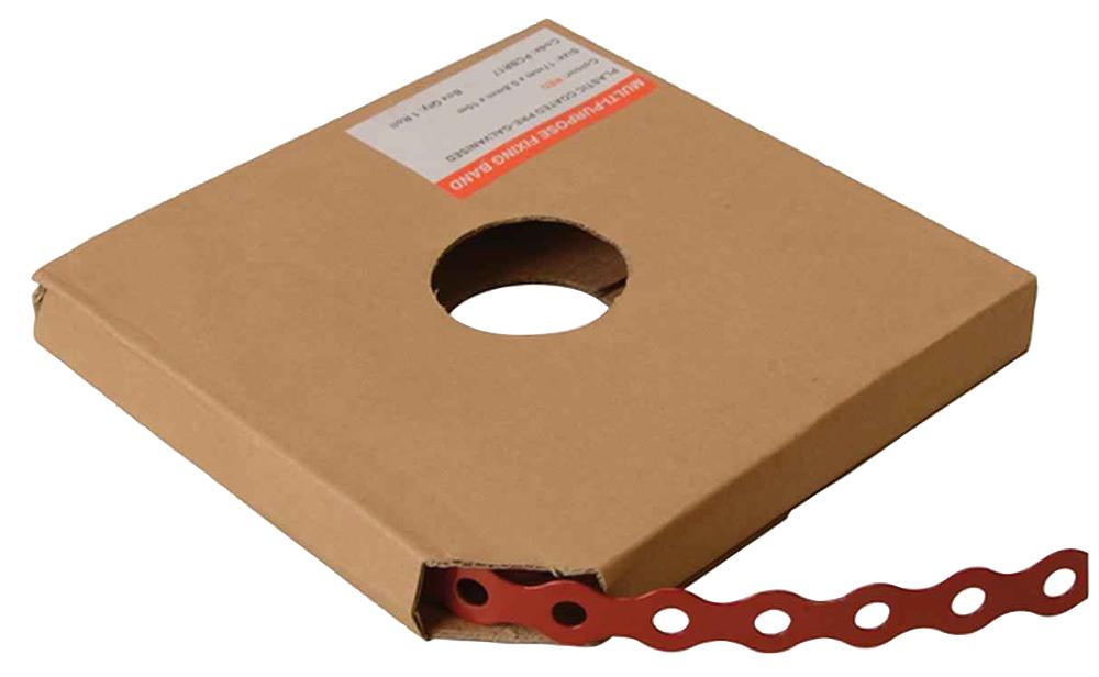Forgefix Pcbr12 Fixing Band Galv Red 12mm x 0.8 X 10M