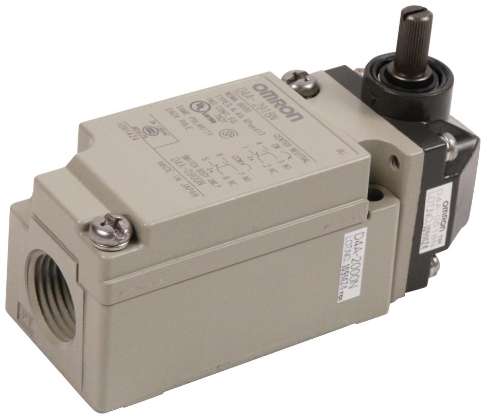 Omron Industrial Automation D4A-2918-N Limit Switch, Roller Lever, Dpdt