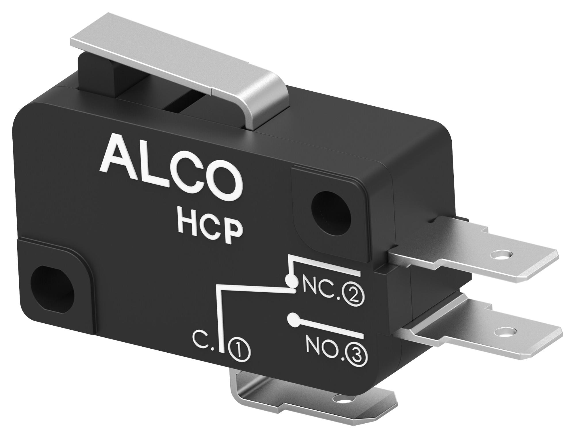 Alcoswitch / Te Connectivity Hcp16Dtd1S04. Microswitch, Spdt, 16A, 250Vac