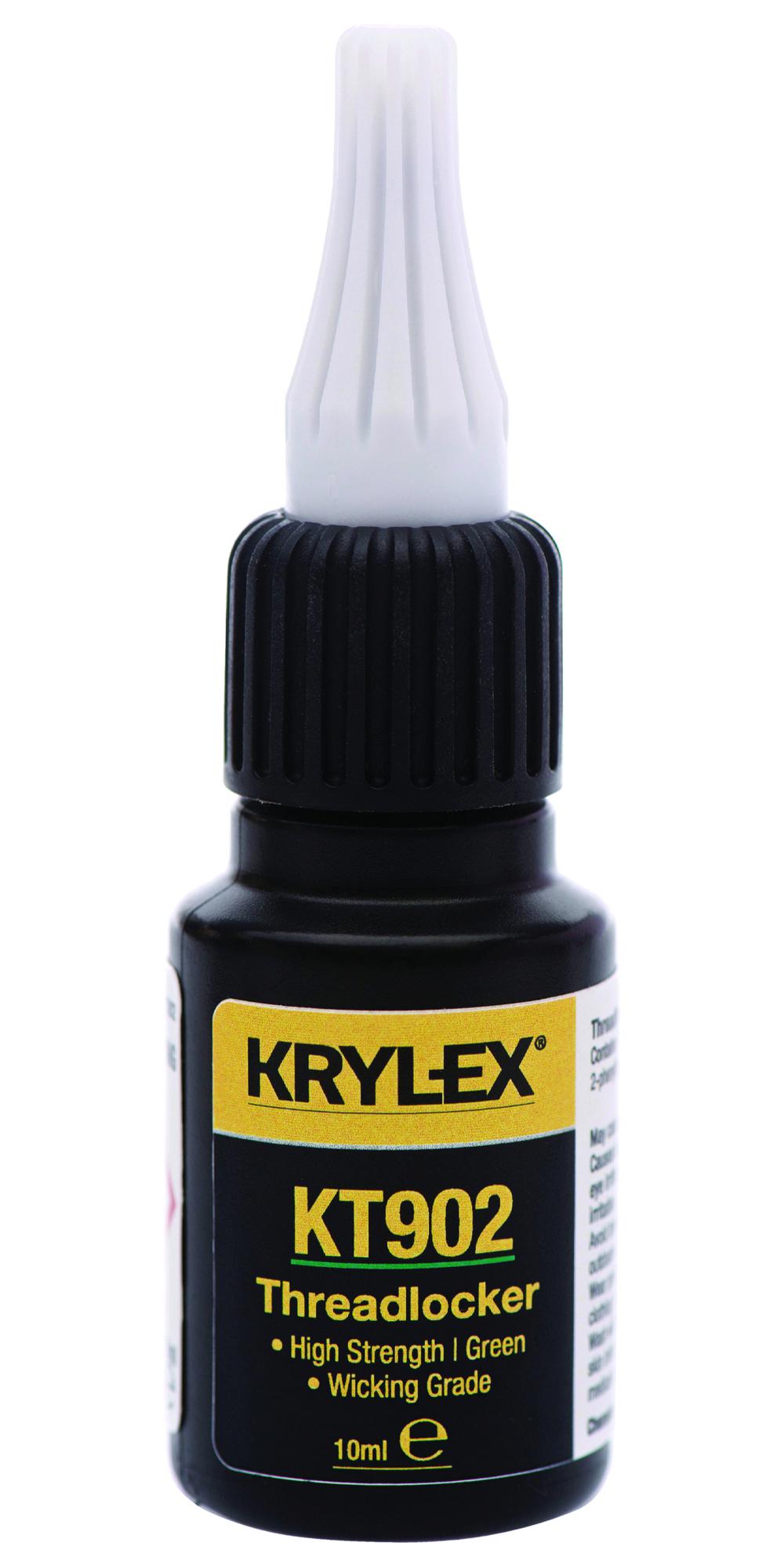 Krylex Kt902, 10Ml Thread Locker, Bottle, 10Ml, Green