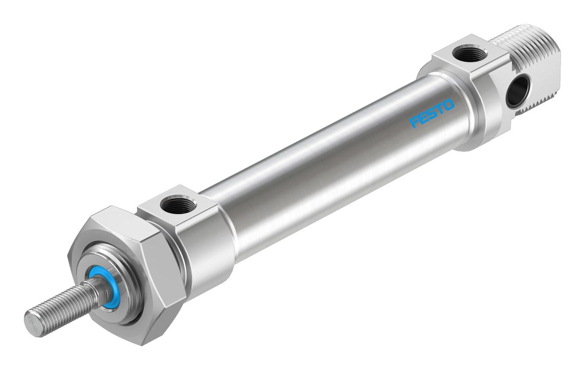 Festo Dsnu-20-60-P-A Cylinder, Dbl Acting, 20mm, 10Bar, 60mm