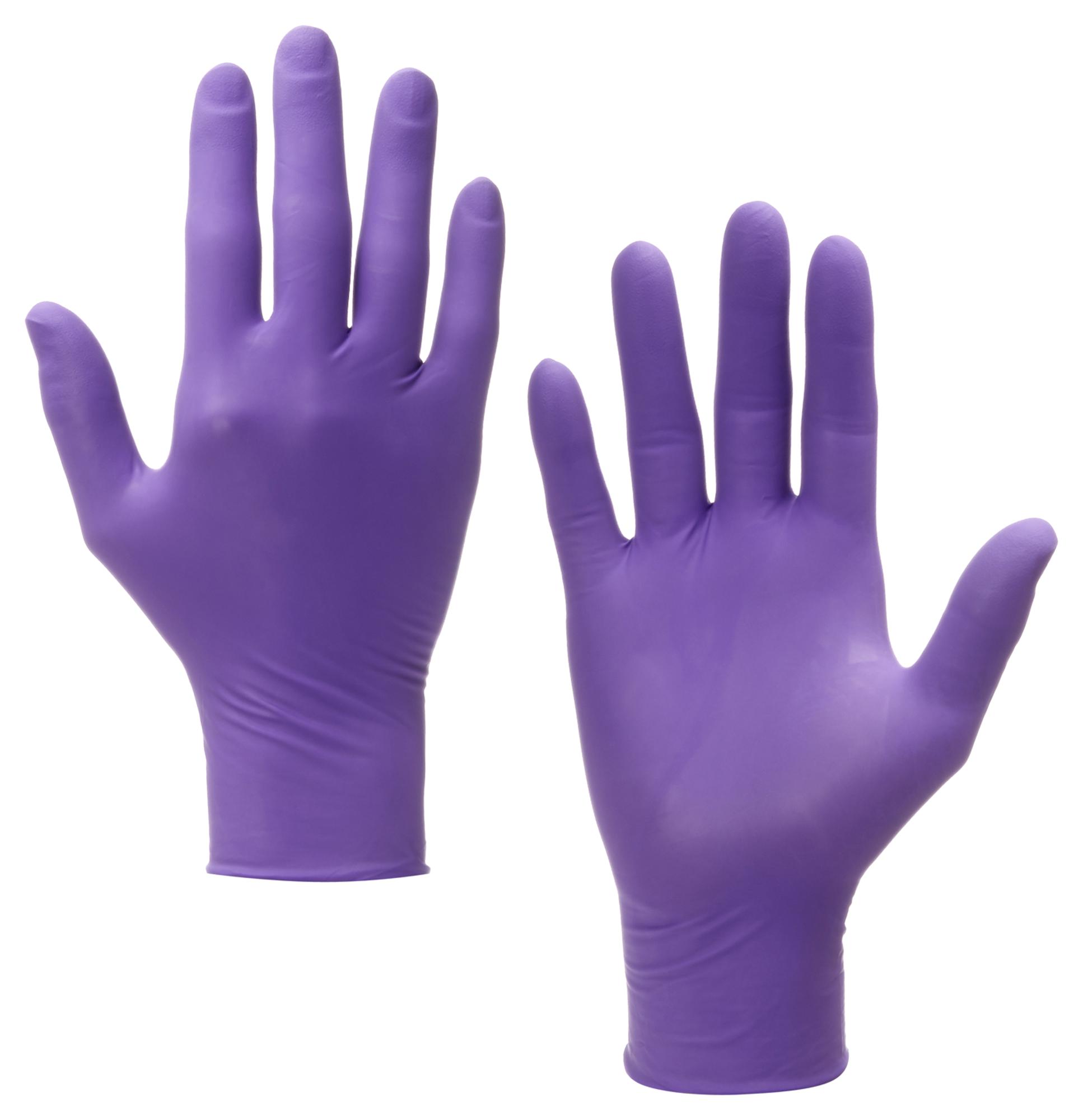 Kimtech 90628 Disposable Glove, Purple, NItrile, L