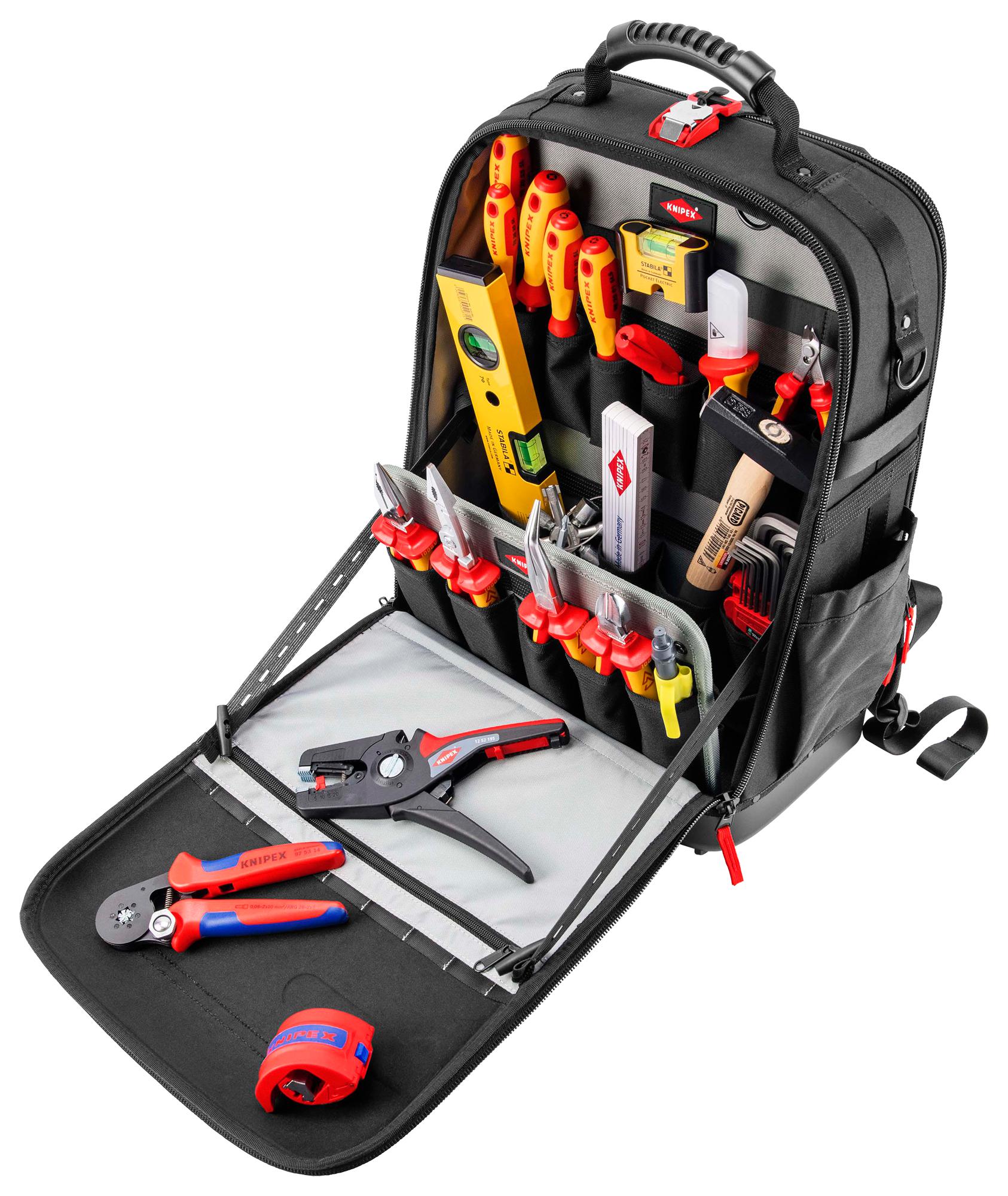 Knipex 00 21 50 E Tool Backpack, Modular X18/340X530X210mm