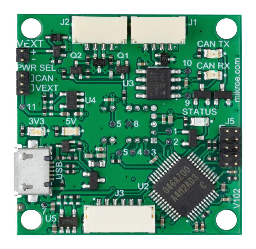 MikroElektronika Mikroe-5628 Tof Sensor Board, Distance/motion Mesrmt