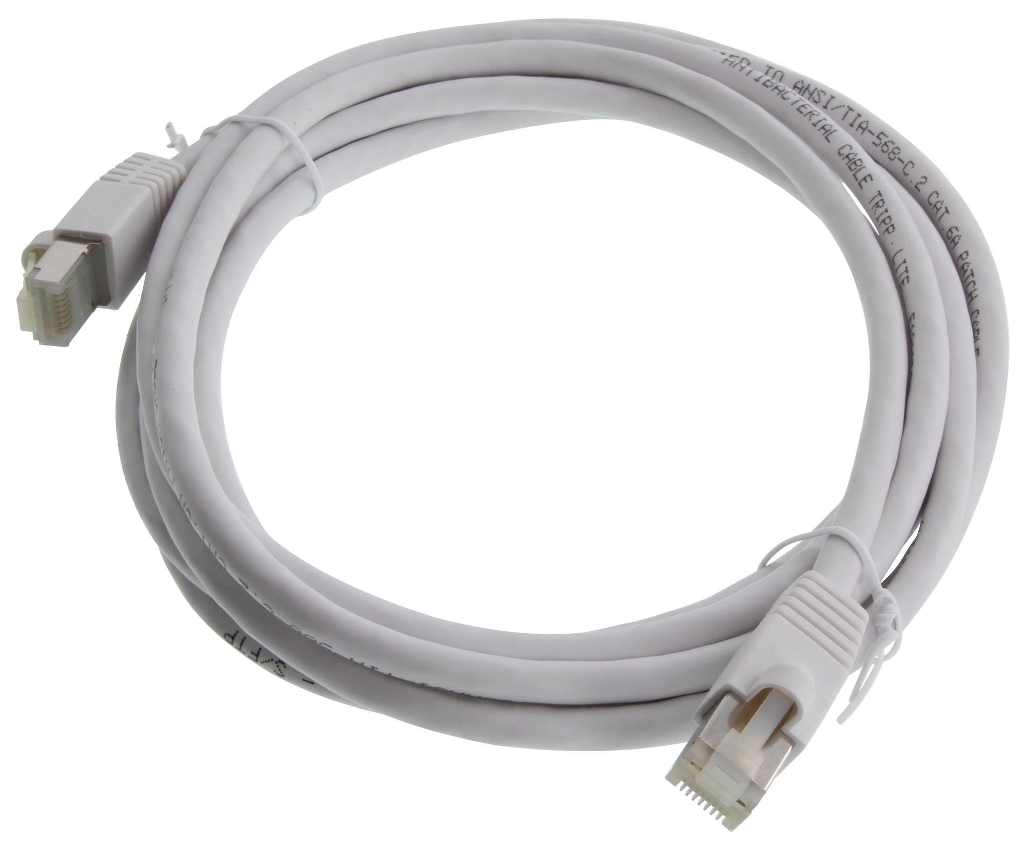 Eaton Tripp Lite N262Ab-010-Wh Enet Cable, Rj45 Plug-Plug, 10Ft, White