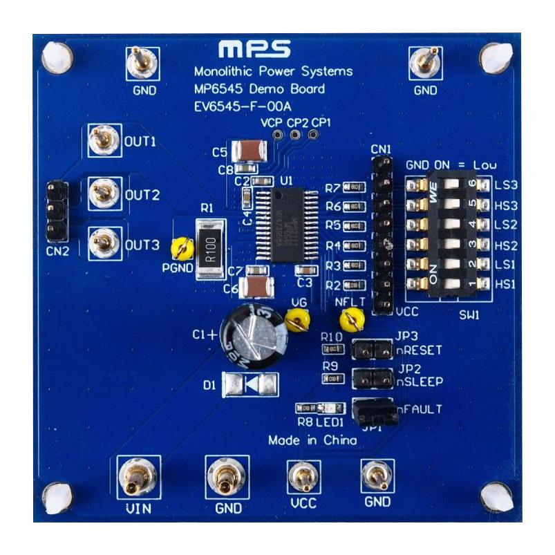 Monolithic Power Systems (Mps) Ev6545-F-00A Evaluation Board, 3-Phase Bldc Driver