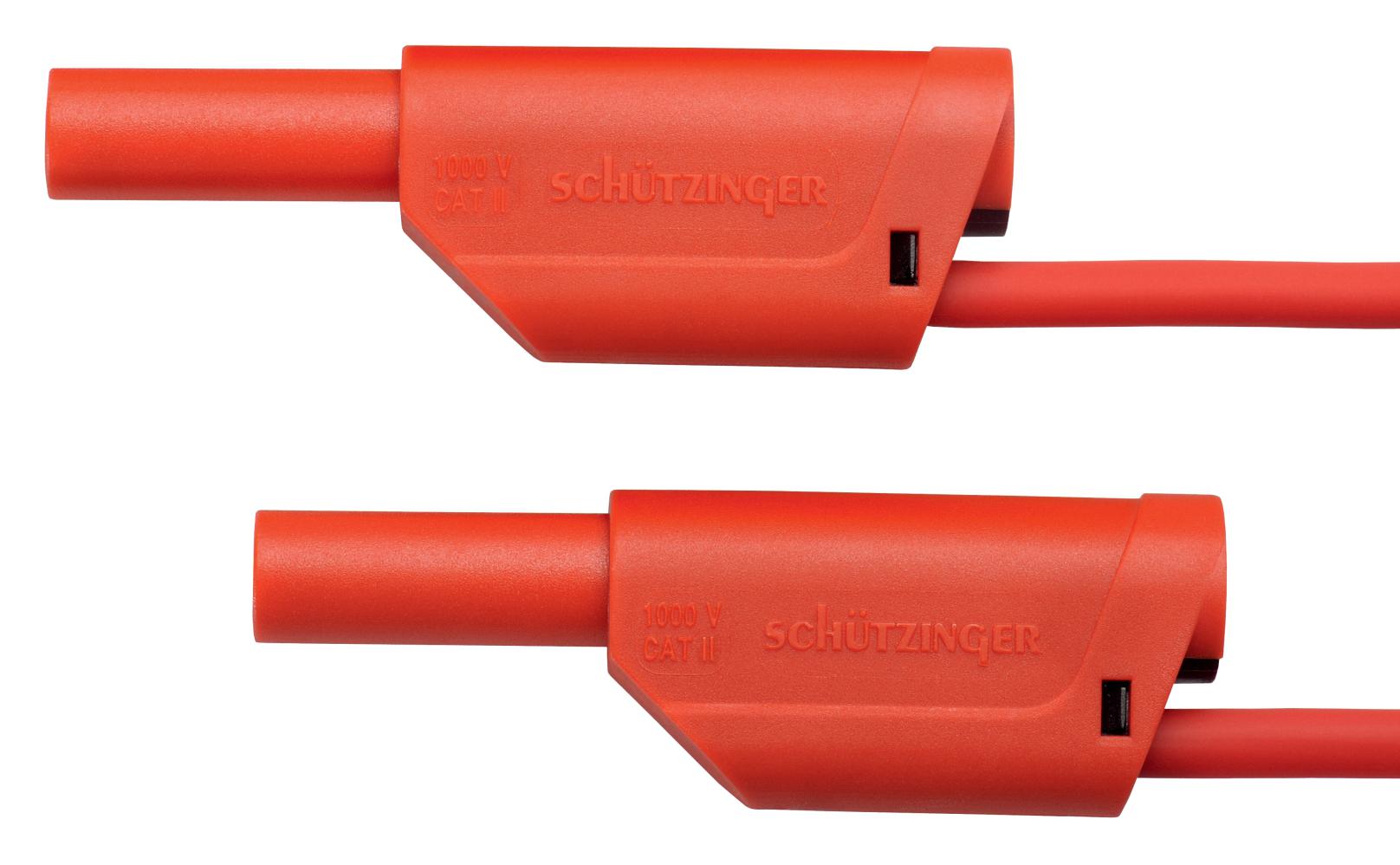 Schutzinger Vsfk 6000 / 2.5 / 50 / Rt Test Lead, Stackable Banana Plug, 500mm