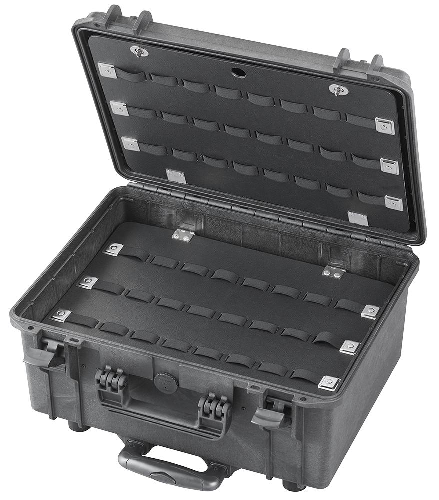 Max Waterproof Cases Max465H220Putr W/proof Tool Case Trolley 502X422X267mm
