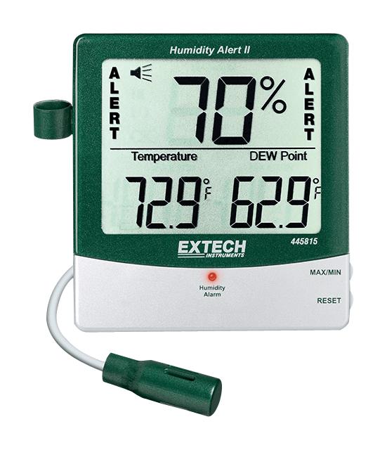 Extech Instruments 445815 Humidity Thermometer, -10 To 60Deg C