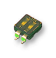 Multicomp Pro Mcdmr-02-T-V-T/r Dip Switch, Spst, 0.025A, 24Vdc, Smd