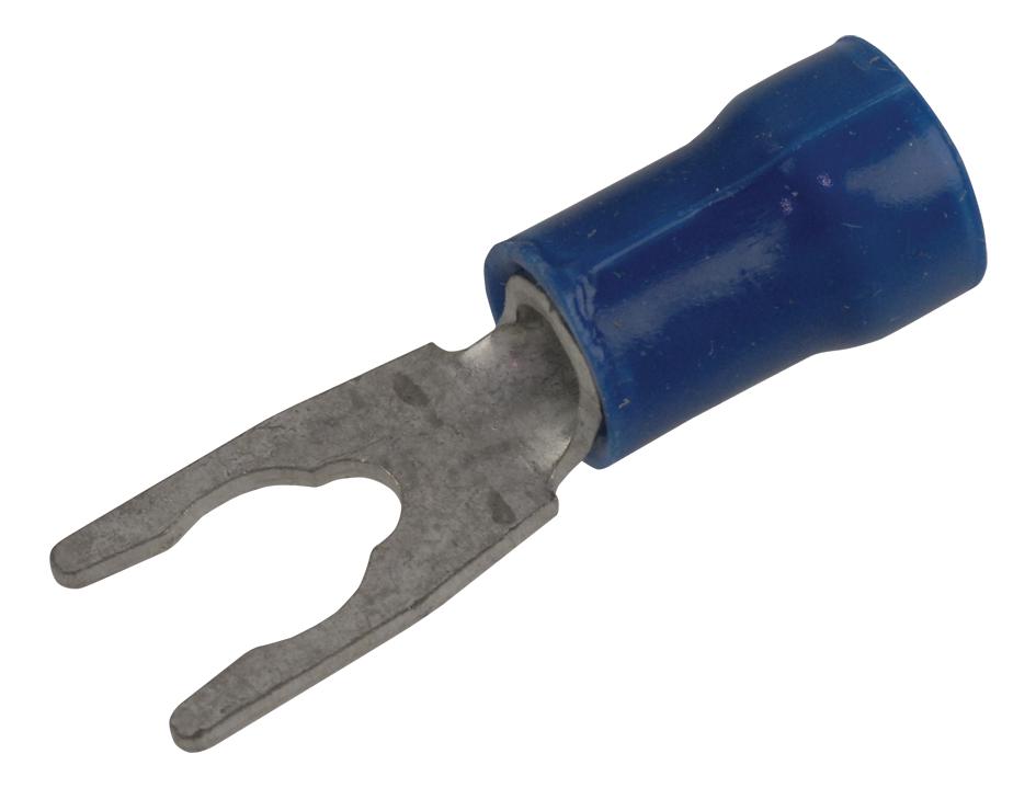 Amp Connectors / Te Connectivity 53244-1 Terminal, #8, Crimp, Blue