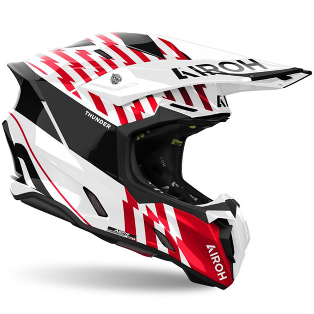 Airoh Twist 3 Thunder Red White Offroad Helmet S