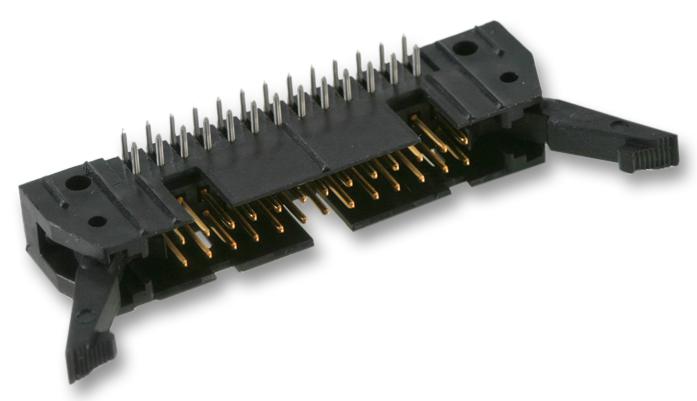 Amp Connectors / Te Connectivity 5499141-9 Header, Right Angle, 40Way