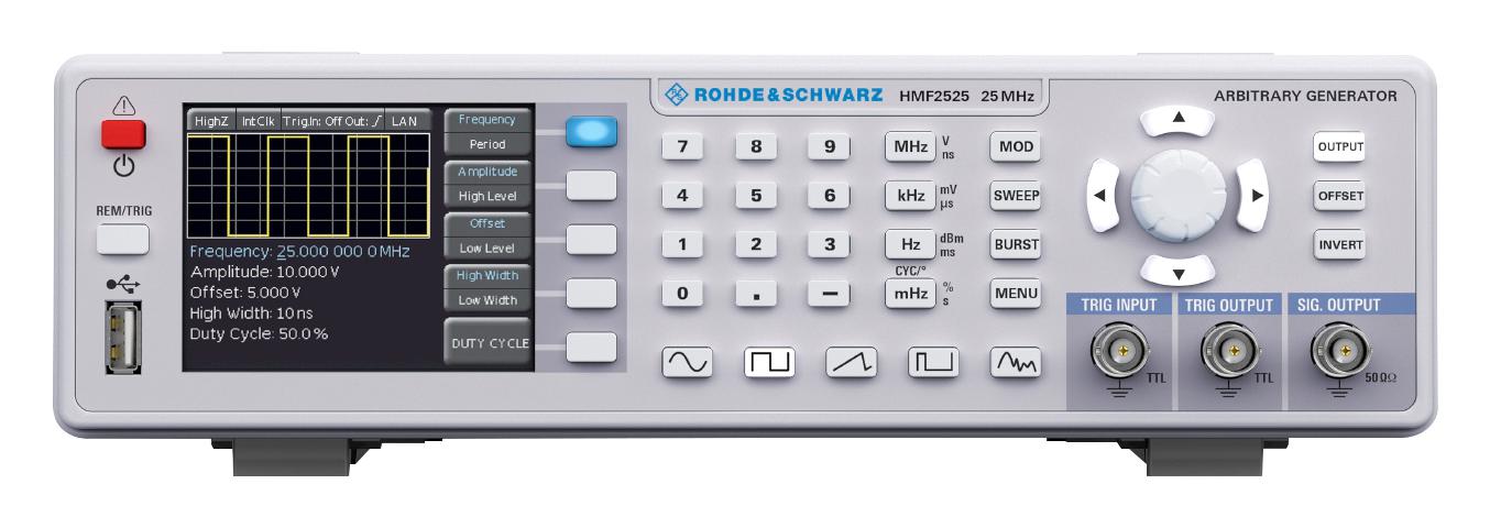 Rohde & Schwarz R&s Hmf2525 Arbitrary Function Generator, 25Mhz