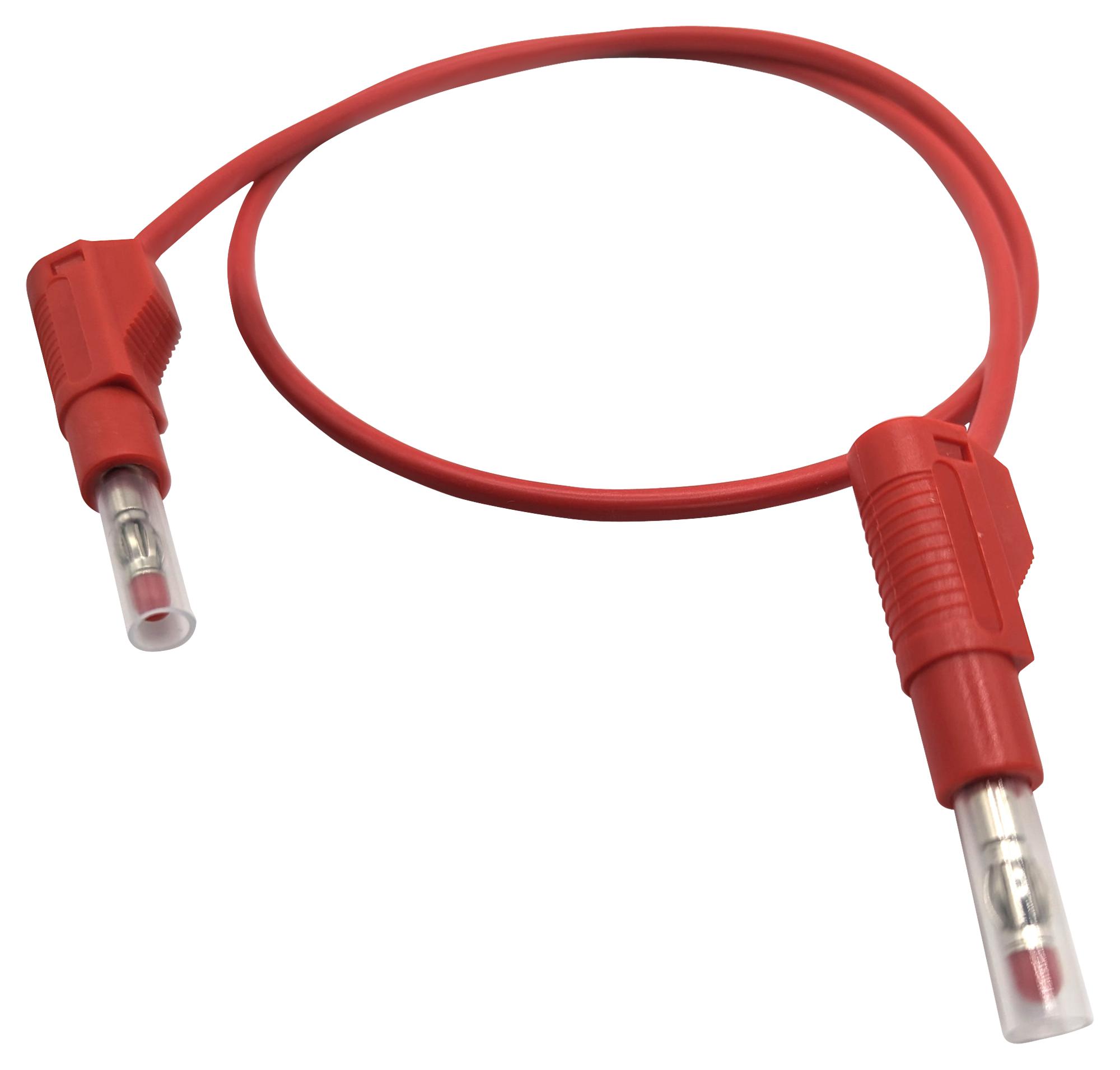Mueller Electric 22.451-1M-2 Test Lead, Red, 600V, 32A, 1M