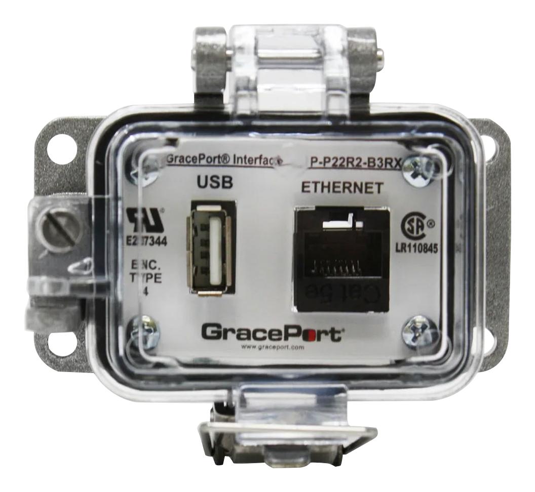 Grace Technologies P-P22R2-B3Rx Interface Connector, 1Port, Cat 5E Ethernet