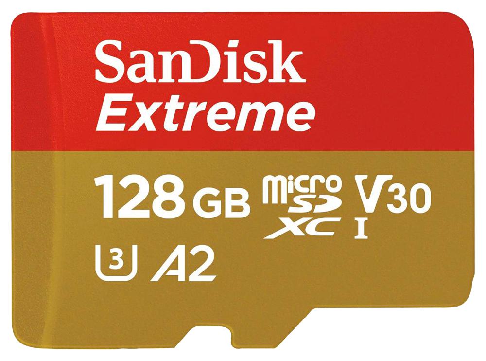 Sandisk Sdsqxa1-128G-Gn6Ma Extreme C10 Microsdhc 128Gb A2 U3