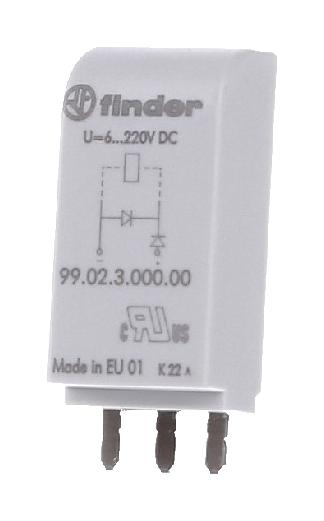 Finder Relays Relays 99.02.3.000.00 Module, Diode