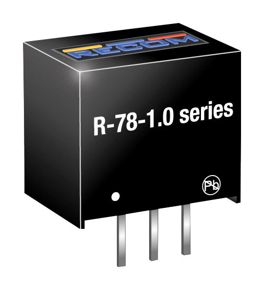 RECOM Power R-783.3-1.0 Dc-Dc Converter, 3.3V, 1A