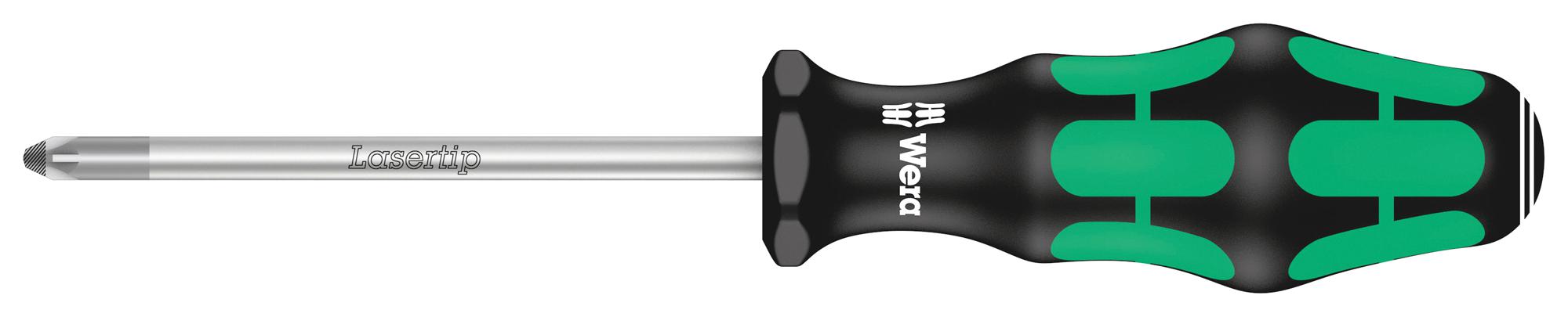 Wera 355 Pz2 X 100 Screwdriver, Pozi No.2