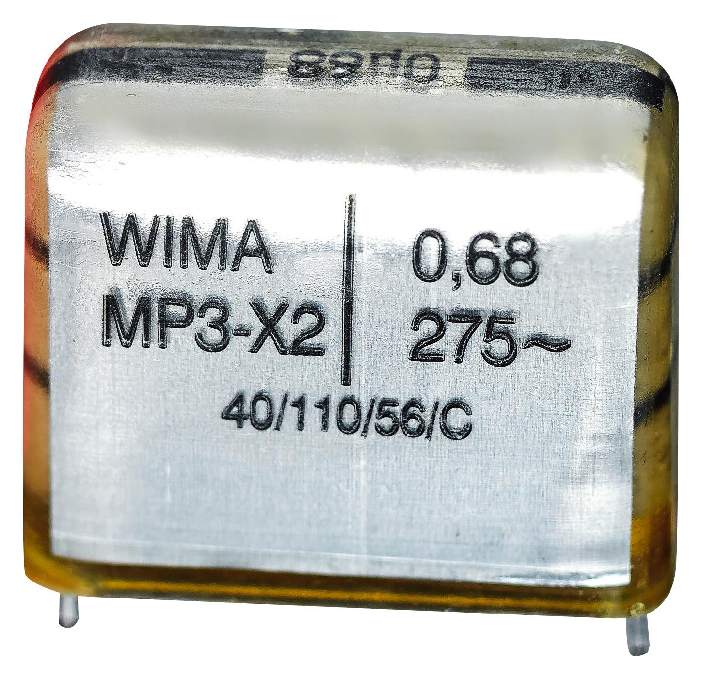 WIMA Mkx2Aw34705F00Kssd Suppression Capacitor, 0.47Uf, Class X2, 305V