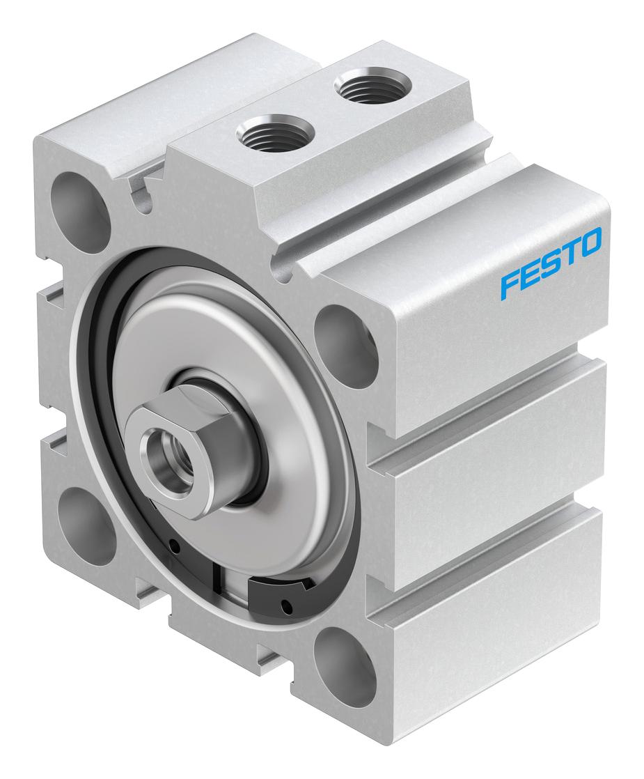 Festo Advc-50-10-I-P Cylinder, Dbl Acting, 50mm, 10Bar, 10mm