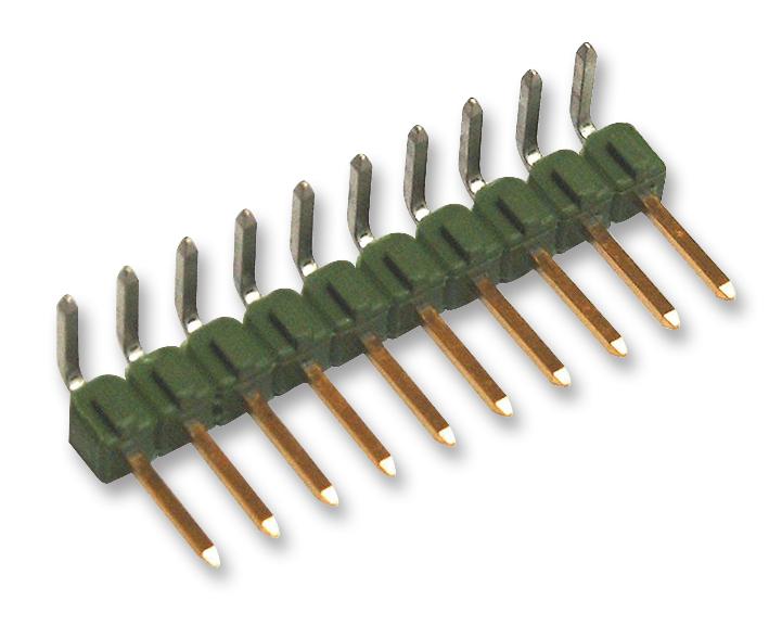 Amp Connectors / Te Connectivity 1-826631-0 Btb Conn, R/a Header, 10Pos, 1Row/2.54mm